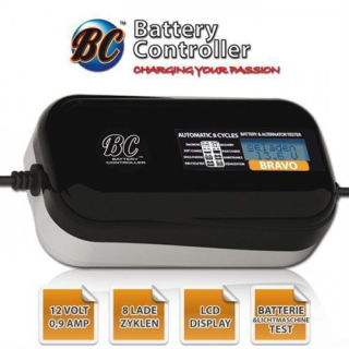 Batterieladegerät BC Bravo 900 12 Volt Ladestrom: 0 9A Batteriekapazität 1 2 100AH 289334