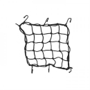 Gepäcknetz schwarz mit 6 Haken 40 x 40 mm 290000