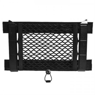 Multifunktions Gepäcknetz mit Gurtbefestigungset schwarz 210 mm x 310 mm für Roller Motorrad PKW 290055