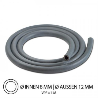 Benzinschlauch "Neopren", IØ= 8mm x AØ=13mm, Gesamtlänge: 1m, ( hitzebeständig bis 100°C ), 292014