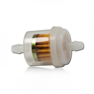 Benzinfilter 1 4 6mm Ø=30mm rund transparent Gesamtlänge: 55mm 292035