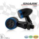 SMD Blinker Shark Alu schwarz blau getönt...