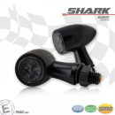 SMD-Blinker "Shark", Alu, schwarz/schwarz,...