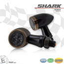 SMD Blinker Shark Alu schwarz kupfer getönt...