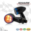 SMD Blinker RL Kombi Shark Alu schwarz blau getönt...