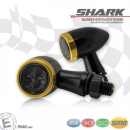 SMD Blinker RL Kombi Shark Alu schwarz gold getönt...