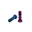 Doppelhohlschraube | M10 x 1,25 | blau eloxiert , 295073...