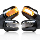 Blinker ALU Lenkerendenblinker Rondo mit LED schwarz Paar 7 8 + 1 und Alu Lenker E geprüft 298045