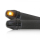 ALU-Lenkerendenblinker "KNIGHT", Hi-Power LED, schwarz, getönt, Maße: Ø 36 x T 36,2 mm, E-geprüft, 298050