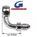 Banjo | 90° | 3/8"-24 | chrom , 302918  KTM /...