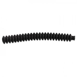 Faltenbalg Kupplungszug, schwarz, Silikon, Länge: 100mm x Durchmesser: 10mm, 349020BLK