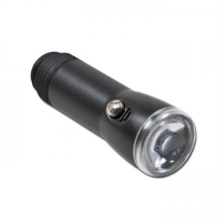 Mini Power LED Taschenlampe 12V 1A schwarz Ø=18 mm wiederaufladbar über12V Bordsteckdose 349043