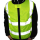 Warnweste Motorrad Gelb EN ISO 20471 Größe XL Front Reißverschluss 100% Polyester 349065