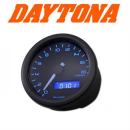 Daytona Digital DZM Velona schwarz Ø 60mm bis 18.000 U min Öl Wasser Uhr blaue Beleuchtung 361421