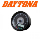 Daytona Digital DZM Velona Ø 80mm 15.000 U min schwarz Tacho Öl Wasser Uhr Bel. weiss 361445