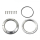 Daytona Alu Bezel Velona silber eloxiert Ø 78mm nur für Velona Tacho und Drehzahlmesser 361461