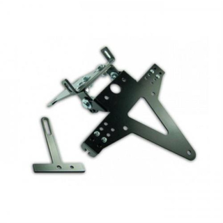 Kennzeichenhalter YAMAHA FZ 6 Fazer Bj. 03 verstellbar schwarz inkl. Reflektorhalter 390110P