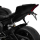Kennzeichenhalter YAMAHA R6, Bj. 2017-, schwarz, verstellbar, inkl. Reflektorhalter, 390116