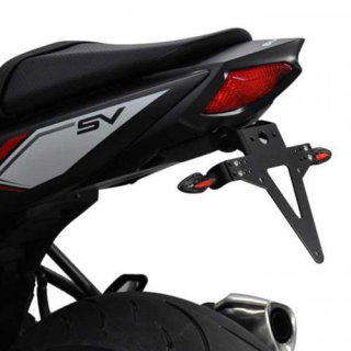 Kennzeichenhalter SUZUKI SV 650 Bj. 16 verstellbar schwarz inkl. Reflektorhalter 390161