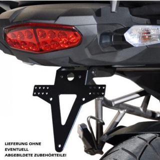 Kennzeichenhalter KAWASAKI ZZR1400 12 Versys 1000 GT 12 verstellbar inkl. Reflektorhalter 390206