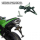 Kennzeichenhalter KAWASAKI ZX 6R Bj. 07 08 verstellbar schwarz inkl. Reflektorhalter 390211P