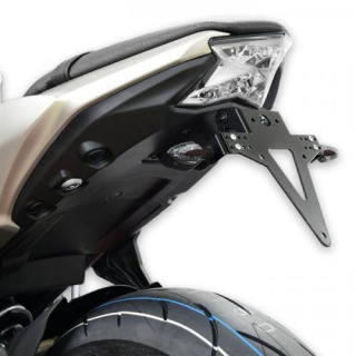 Kennzeichenhalter KAWASAKI Z650 Ninja 650 Bj.17 verstellbar schwarz inkl. Reflektorhalter 390213