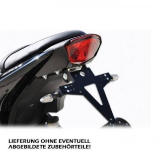Kennzeichenhalter KAWASAKI ZX250R Bj. 08 12 verstellbar schwarz inkl. Reflektorhalter 390245