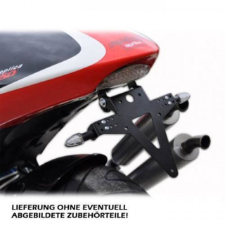 Kennzeichenhalter APRILIA RS250 Bj. 99 verstellbar schwarz inkl. Reflektorhalter 390343
