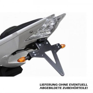 Kennzeichenhalter BMW S1000 R RR HP4 Bj.09 16 schwarz verstellbar inkl. Reflektorhalter 390362