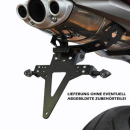Kennzeichenhalter TRIUMPH Daytona 675 R Bj.05 12 schwarz...