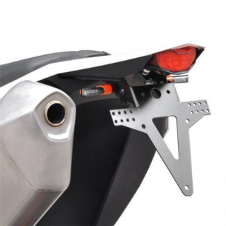Kennzeichenhalter KTM 690 SMC/Enduro/R, Bj. 14-, verstellbar, schwarz, inkl. Reflektorhalter, 390403