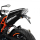 Kennzeichenhalter KTM 125 390 Duke Bj. 17 verstellbar schwarz inkl. Reflektorhalter 390405