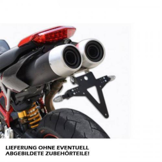 Kennzeichenhalter DUCATI Hypermotard 796 1100 S EVO SP 07 12 inkl. Reflektorhalter 390430