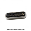 Einschweissgehäuse für LED-Einbaurücklicht, 284106 "Streak", Maße: B 44 x H 12 x T 15mm, 395098