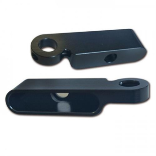 CNC Alu Gehäuse für Blinker Streak 284098 284101 Paar schwarz 395111