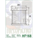Hiflo Ölfilter HF168 , 430168  SUZUKI / RM 125 / RM...