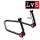 Montageständer hinten LV8 DIAVOL ohne Aufnahmen Suzuki Höhe 30 cm matt schwarz E620DL 441008