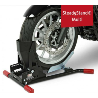 ACEBIKES Montageständer Steadystand Multi schwarz Reifenbreite 90 200 mm Reifen Ø 15 21 Zoll 441009