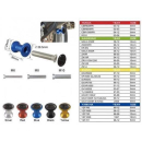 Keiti Bobbin s BB 100 M10 1.25 elox silber Typ B VPE = 2...