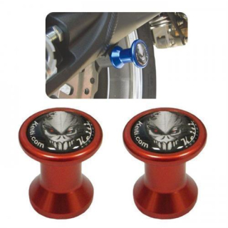 Keiti,Bobbin s, BB 100, M10 (1.25), elox, rot Typ B VPE = 2 Stück, ***z.B. Kawasaki ***, 441071