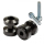 Bobbins MP M6 elox. schwarz Ø=24 5mm VPE = 2 Stück z.B. Aprilia Triumph Yamaha 441113