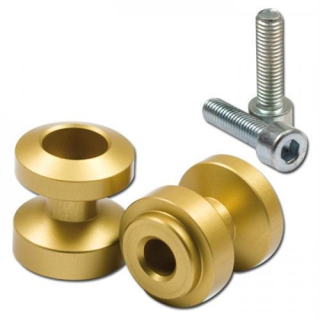 Bobbins
 MP, M8 (1.25), elox., gold, Ø=24,5mm, VPE = 2 Stück  *** z.B. Suzuki/Ducati/Honda ***, 441124