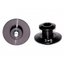 LV8-Bobbin s, Aluminium, schwarz, M10 x 1,25 mm, Paar,...