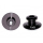 LV8-Bobbin s, Aluminium, schwarz, M10 x 1,25 mm, Paar, (Kawasaki), 441156