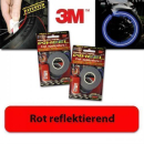 Felgenrandaufkleber rot reflektierend, 5 mm, 6 m +...