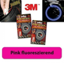 Felgenrandaufkleber pink fluoreszierend 5 mm 6 m +...