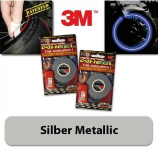 Felgenrandaufkleber silber special, 5 mm, 6 m + Aufklebehilfe, bis 18 Zoll, 450523
