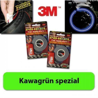 Felgenrandaufkleber Kawagrün, 5 mm, 6 m + Aufklebehilfe, bis 18 Zoll, 450530