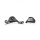 Helm Motorradhelm Visierabdeckplatten 188 Super Lead. schwarz* 537134