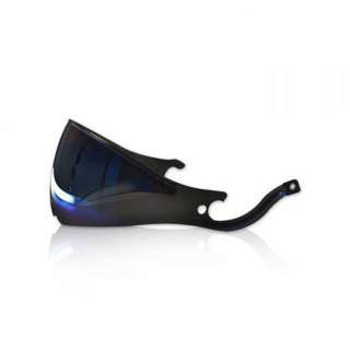 Helm Motorradhelm Innenvisier Justissimo GT blau verspiegelt * kratzfest 537158